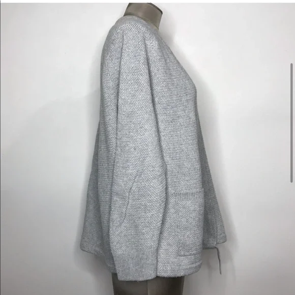 ◾️Madewell Palisades Gray Sweater Cardigan Size Large - Picture 4 of 9